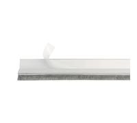 Amig - Draught Excluder for Entrance or Passage Doors | Self-Adhesive Overlay Draught Excluder | Hair Brush | Plastic Sheet Between the Brush | 1 m | Transparent | PVC