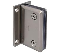 Amig - Fixed Wall Bracket for Showers Mod.D | for Glass Shower Screens | Zamak with Gloss Chrome Finish | 8-12 mm Thickness | Maximum Load per Pair: 35 kg | Measurements: 88 x 2.0 mm. 126 inches