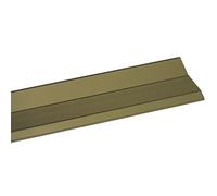 Amig - Floor Gasket | 985 mm x 40 mm | Transition Strip on Step and Adhesive | Trim Covers for Wood, Parquet, Deck, Marble and Tile | Gold Aluminium