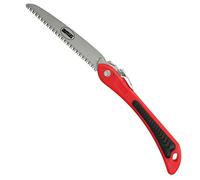 Amig - Folding Saw with a 180 mm Steel Blade, Non-Slip bi-Directional Folding Handle, Lightweight and Comfortable Steel Hand Saw for Cutting Branches and Trunks, Safety Lock
