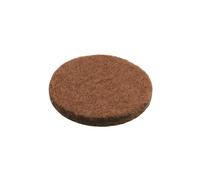 Amig - Furniture leg protector | Mod. 80 | Diameter 22 mm | Felt adhesive | Recommended for wood, ceramic and parquet | Protects the floor from scratches | Felt brown