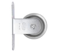 Amig - Galvanised Pulley with Metal Roller and Holder for Rotary Airers | Easy Installation Steel