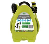 Amig - Garden Hose - Flexible PVC with Triple Layer and Polyester Reinforcement - Pressure Resistant - Outdoor Use -20°C to 60°C - Pistachio Green, 10 m, Polypropylene