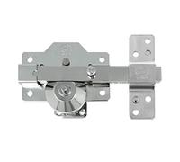 Amig - High Security Lock Model 3 Plus | Steel in Silver Finish | Anti-Drill and Anti-Bumping Protection | Includes 5 Coded Keys and Property Card | 90 x 154 mm