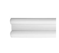 Amig - Insulating Foam Seal for Under Doors | Double Roller | Prevents Cold, Dust or Insects from Entering Under the Door | White | Polyethylene
