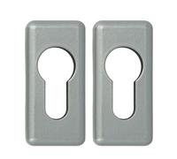Amig Keyhole 30AL Black | Zamak | 59 x 28 mm | Keyhole for Euro Profile Cylinder