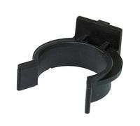 Amig - Kitchen and Bathroom Furniture Leg Clip, Mod. 10, 27 mm, Helps to Hold the Baseboard in Low Cabinets, Placement in Aluminum Sockets, Black Plastic
