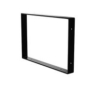 Amig - Legs for Dining Room or Hallway Tables | Rectangular Metal Leg for Industrial Style Tables | Material: Steel | Dimensions: 780 x 80 x 712 mm | Matt Black Finish