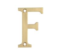 Amig Letter F 2 Brass Display
