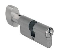 Amig - Lock Cylinder - Size: 80 mm (35-45) - 6 Pins - Anti-Pick and Anti-Bumping System - Anti-Drill Pins - Includes 3 Keys - 65 mm Fixing Screw