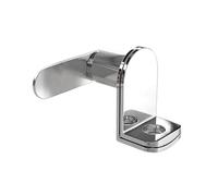 AMIG - Locker Lock with Padlock AM20, Zamak Chrome Gloss, 60 x 46 x 25 mm, for Mailboxes and Lockers, Need Padlock Not Included