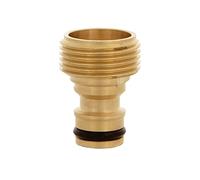 Amig - Male Adapter for Tap Union with Hose | 3/4" | Quick and Easy Connection for Water Hoses | Thread Union | Brass | Matte