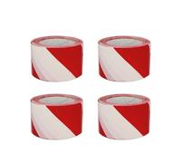 Amig - Marking Tape - 4 Pack - Non-Adhesive - LDPE Polyethylene - 70 mm x 4 x 200 m - Yellow and Black