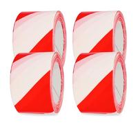 Amig - Marking Tape - 4 Pack - Non-Adhesive - LDPE Polyethylene - 70 mm x 4 x 200 m - Yellow and Black