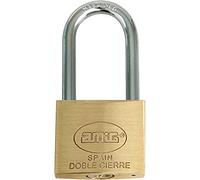 Amig - Model 31 Long Arc Padlock | Anti-Rust & Waterproof | Ideal for Gym Lockers, Luggage, Tool Boxes | Compatible with AMIG Mod 30 | Matte Brass, 50mm, Brass and Steel Bow