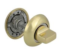 Amig - Muletilla with Point Key Mod. 50R-KD | Cylinder-Condemnation Combination | Brass | Increases Safety in Entrance Doors | for Doors from 35 to 45 mm Thick | Rosette Ø54 mm
