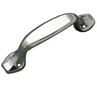 Amig - Multi-Purpose Mod.5 Steel Handle in Gloss Chrome Finish | Ideal Handle for Placing Horizontal or Upright in Drawers and Doors of All Types of Furniture and Cabinets | Measurement: 85 mm
