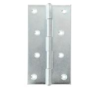 Amig - Narrow Hinge | 100 x 53 mm | Multi-Purpose | Square Edges | Silent Opening and Closing | Firm Door Holders | Zinc Plated Steel