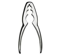 Amig - Nutcracker Seafood Lever - Mod.12 Packaged in Display - Perfect for Opening Nuts, Legs, Shells or Seafood Tongs - Zamak Opener with 3 Serrated Holes - Secure Grip
