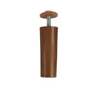 Amig - Pack of 2 Brown Plastic Roller Shutter Shock Absorbers | With M5 Anti-Rust Screw and Outer Washer | Weather Resistant | Length: 60 mm