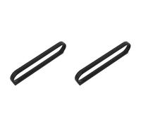 Amig - Pack of 2 Cabinet Handles - 96/128 mm - Matte Black - Made of Zamak - for Kitchen and Bathroom Drawers and Cabinets with Modern Decorative Style and Comfortable Daily Use - Mod. 841