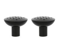 Amig - Pack of 2 Cabinet Knobs - Diameter Ø30 mm - Matte Black - Made of Zamak - for Kitchen and Bathroom Drawers and Cabinets with a Modern Decorative Style and Comfortable Use - Mod. 825
