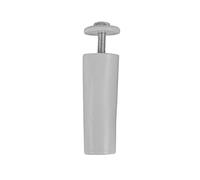 Amig - Grey Plastic Roller Shutter | Shock Absorber with M5 Anti-Rust Screw and Outer Washer | Weather Resistant | Length: 60 mm