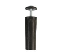 Amig - Roller Shutter Stopper Made of Plastic, Bronze, Shock Absorber with Screw M5 Anti-Rust and Washer Outside, Heat Resistant, Length: 60 mm