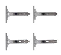Amig - Pack of 4 Roller Shutter Straps in Stainless Steel - Blind Strapping Brackets