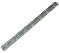 Amig - Piano Hinge | 600 x 32 x 0.7 mm | Square Edges | Ideal for Firmly Holding Cabinet Doors and Boxes or Chest Lids | 18/8 Stainless Steel Matt