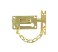 AMIG Pin 475 | 80 x 45 mm | Zamak | Brass Plated | Security for Doors