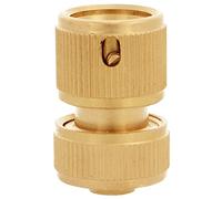 Amig - Quick Connector for Hose | 1/2" | with Quick Click Anchor System | Corrosion & Weather Resistant | Brass | Matte