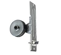 Amig - Recessed metal shutter winder - Compatible with straps up to 22 mm - Flush installation with 1 tab - Durable steel with metallic finish - 4.6×18.8×11 cm
