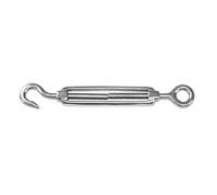 Amig - Ring Tensioner and Body Hook Threaded Mod. 30115 Stainless Steel | Perfect for Tensioning Metal Cables or Wires, Awnings, Tarps or Candles | Size: Screw M5 x 70 mm