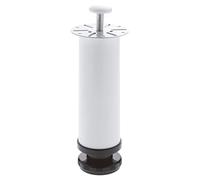 Amig - Round Furniture Leg | Model 5 | 150 x 50 x 1.2 mm | Height Adjustable from 10 mm | Load Capacity up to 20 kg/Foot | High Strength | Steel White