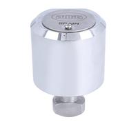 Amig - Round Lock for Roller Gates | Lock for Rolling Gates | Solid Brass and Stainless Steel | Pipe Holder Not Included | Includes 3 Keys with Pins