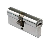 Amig - Security Cylinder - Door Lock - Long cam - Anti-Drill System - Includes 5 Keys - Gold - Size: 80 (40-40 mm)
