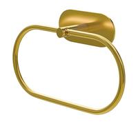 Amig - Self-Adhesive Bathroom Towel Rail Mod. Ea-2 | Wall-Mounted Towel Holder Screwless Adhesive | 205 x 125 mm | Stainless Steel | Matt Gold