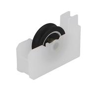 Amig - Sliding Window Roller - Set of 2 Units - Size 38 x 27 mm - Nylon Housing with Ball Bearings - Designed for Sliding Windows - White - Mod. COR01