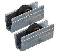 Amig - Sliding Window Roller - Set of 2 Units - Size 39 x 16 mm - Metal Housing and Ball Bearing - Designed for Sliding Windows - Aluminium - Mod. COR21