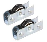 Amig - Sliding Window Roller - Set of 2 Units - Size 45 x 16 mm - Metal Housing and Ball Bearing - Designed for Sliding Windows - Bichromated Steel - Mod. COR19