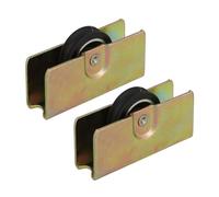 Amig - Sliding Window Roller - Set of 2 Units - Size 45 x 20 mm - Metal Housing and Ball Bearing - Designed for Sliding Windows - Bichromated Steel - Mod. COR14