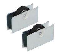 Amig - Sliding Window Roller - Set of 2 Units - Size 45 x 25 mm - Metal Housing and Ball Bearing - Designed for Sliding Windows - Zinc-Plated Steel - Mod. COR16