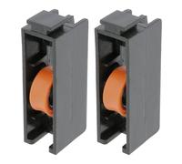 Amig - Sliding Window Roller - Set of 2 Units - Size 64 x 25 mm - Nylon Housing with Ball Bearings - Designed for Sliding Windows - White - Mod. COR07