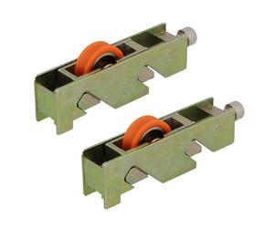 Amig - Sliding Window Roller - Set of 2 Units - Size 65 x 20 mm - Adjustable Metal Housing - Ball Bearing - Designed for Sliding Windows - Bichromated Steel - Mod. COR28