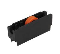 Amig - Sliding Window Roller - Set of 2 Units - Size 65 x 26 mm - Nylon Housing with Ball Bearings - Designed for Sliding Windows - Black - Mod. COR08