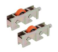 Amig - Sliding Window Roller - Set of 2 Units - Size 75 x 18 mm - Adjustable Metal Housing - Ball Bearing - Designed for Sliding Windows - Bichromated Steel - Mod. COR26