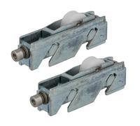 Amig - Sliding Window Roller - Set of 2 Units - Size 77 x 24 mm - Adjustable Metal Housing - Needle Bearing - Designed for Sliding Windows - Zinc-Plated Zamak - Mod. COR30