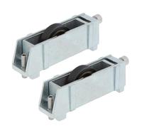 Amig - Sliding Window Roller - Set of 2 Units - Size 78 x 28 mm - Adjustable Metal Housing - Ball Bearing - Designed for Sliding Windows - Zinc-Plated Zamak - Mod. COR29