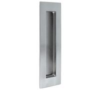 Amig | Special Mortise Handle Sliding Doors Mod.13 | Measures: 120 x 50 mm | High Strength | Stainless Steel 18/8 | Matte Silver Finish